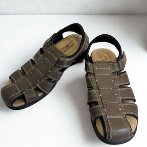Dockers Men’s Sandals Browns & Beige Memory Foam Fusion Bed Footwear